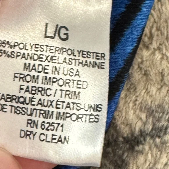 ❤️ Saks Fifth Avenue Red Label Floral Cutout Back Dress Size Large - Picture 6 of 7